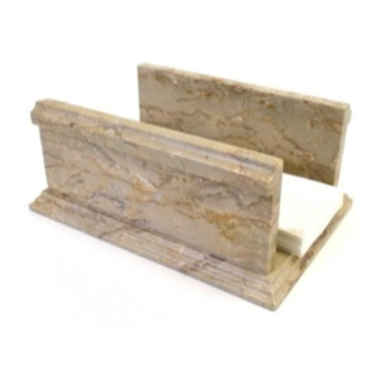 Hand Towel Holder of Sahara Beige Marble - Bathroom Accessories of Atlantic Collection - Nature Home Decor