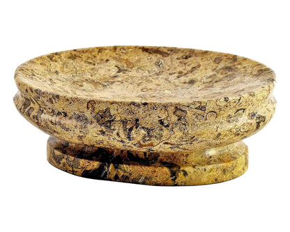 Marble Soap Dish of Fossil Stone Bathroom Accessories - Nature Home Decor