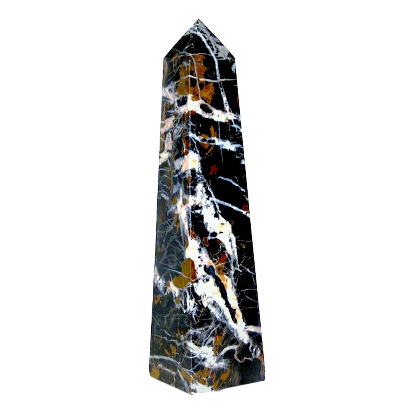 Michelangelo Marble Obelisk | 14 inches Tall - Nature Home Decor