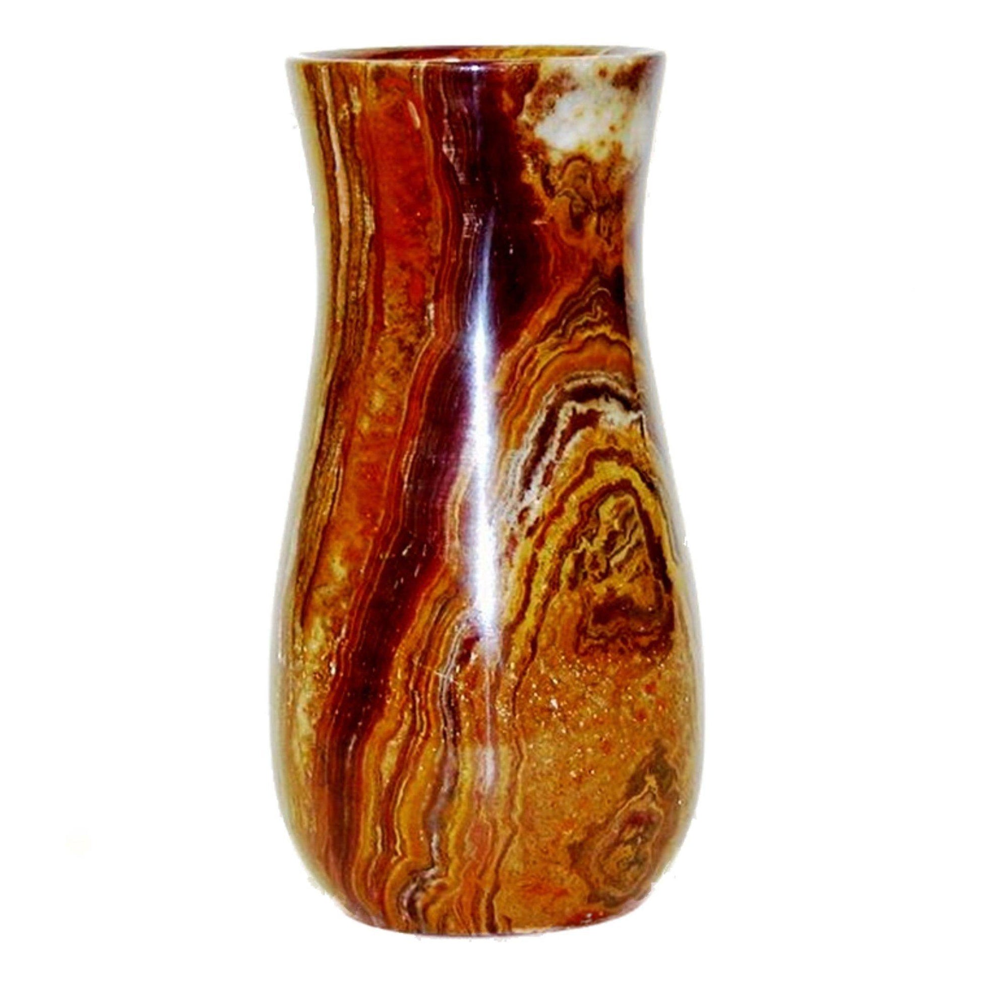 Multi Brown Onyx Vase | Marble Vases Collection - Nature Home Decor