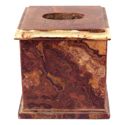Multi Brown Onyx Facial Tissue Holders - Nature Home Decor