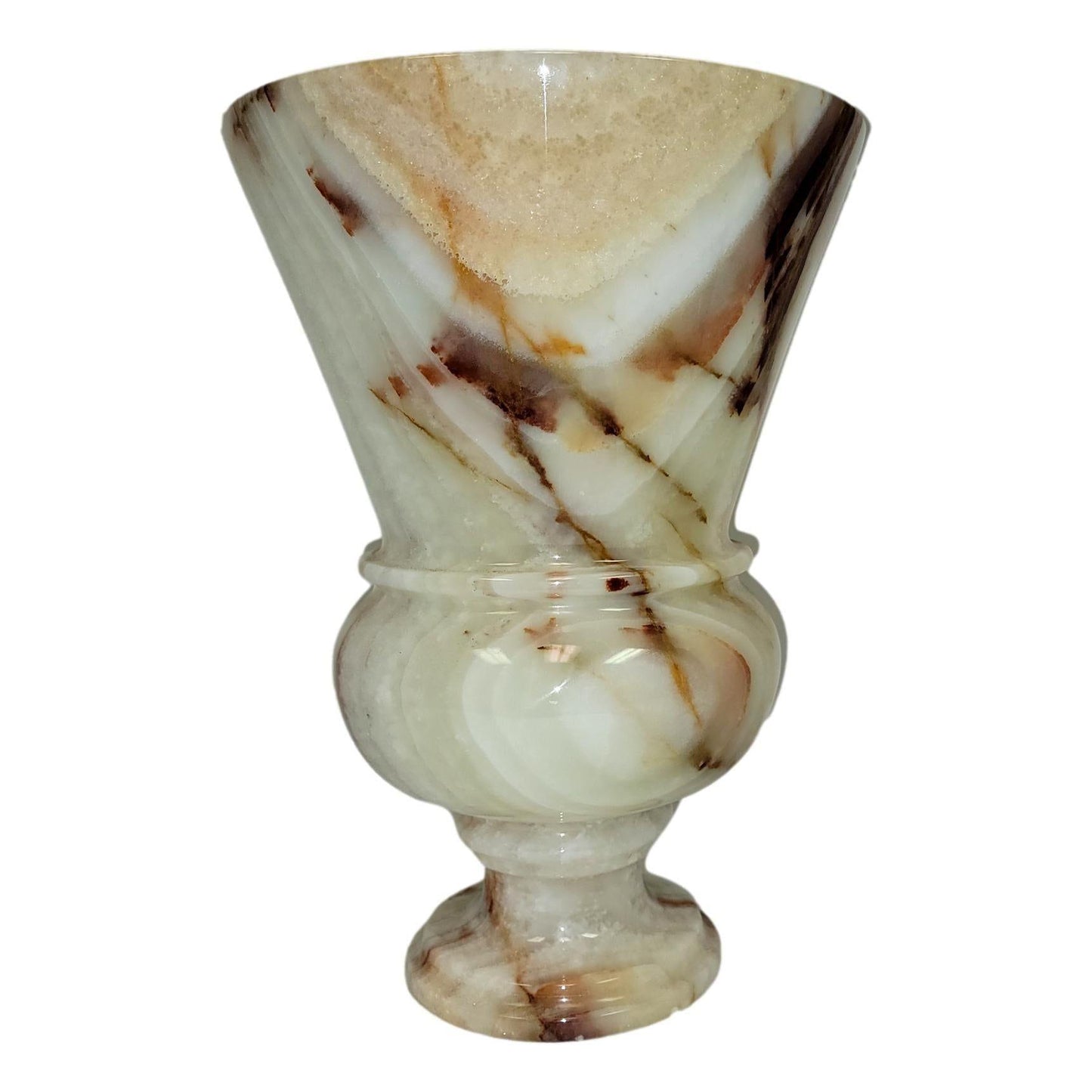 Onyx Tuscany Vase 12-inches Tall - Nature Home Decor