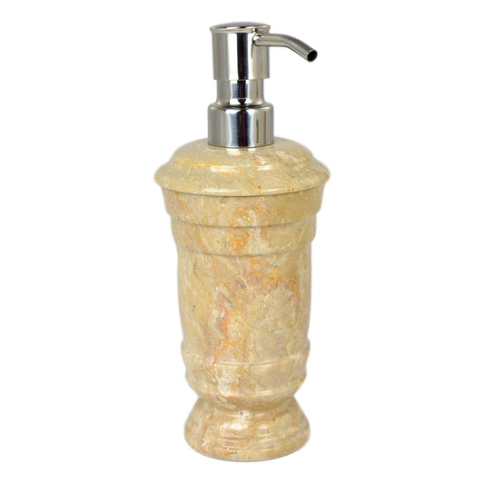 Sahara Beige Marble Liquid Soap | Lotion Dispenser - Nature Home Decor