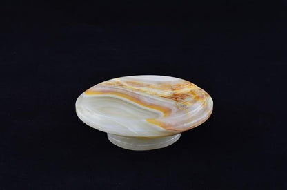 Soap Dish of Pistachio Onyx - Nature Home Decor